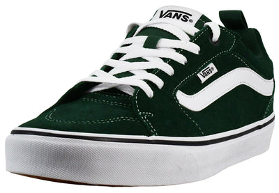 Vans Men's Filmore Sneaker, Suede Scarab/White, 10.5 M US