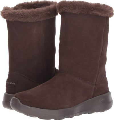 Skechers New Women's On The Go Joy Winter Snow Boot Chocolate 8