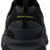Skechers Men's Afterburn Wonted Memory Fit Slip-On Trainer, Charcoal, 10 M US