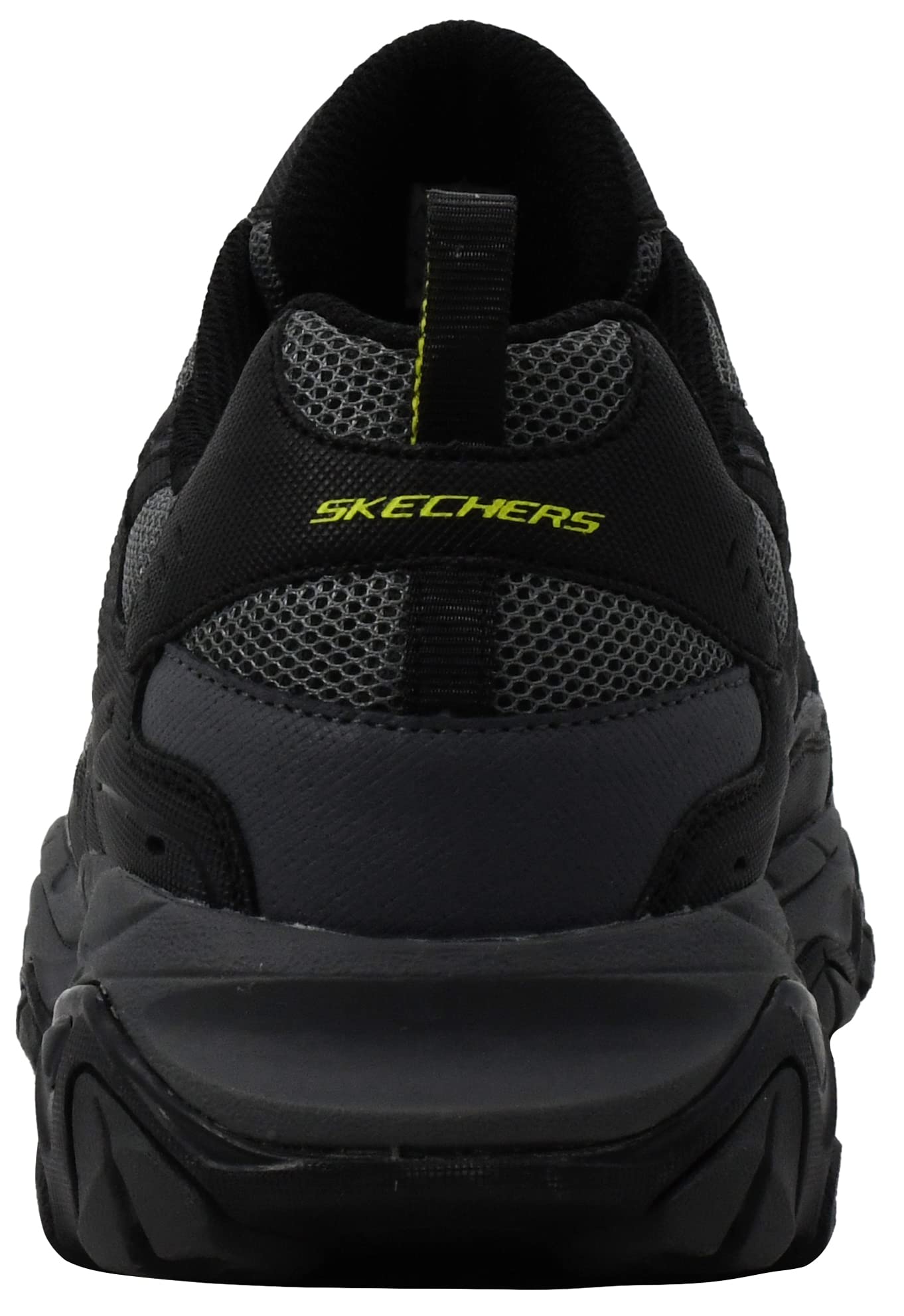 Skechers Men's Afterburn Wonted Memory Fit Slip-On Trainer, Charcoal, 10 M US