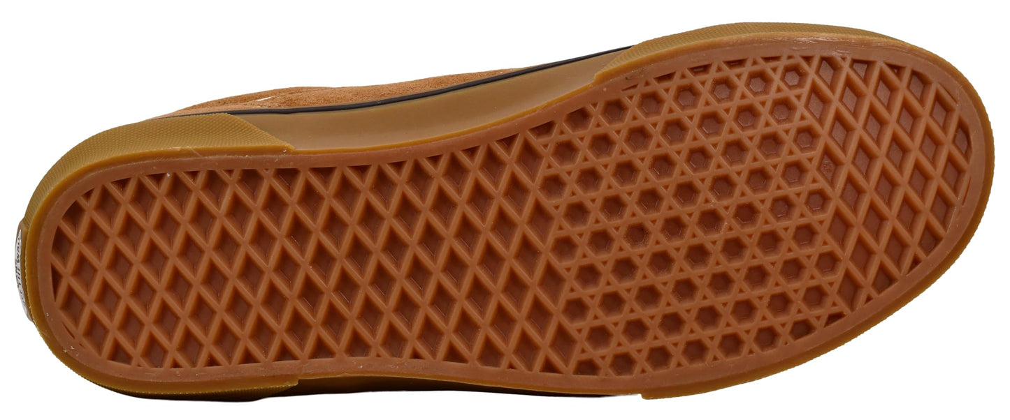 Vans Men's Seldan Sneaker, Suede Gum Brown, 13 M US