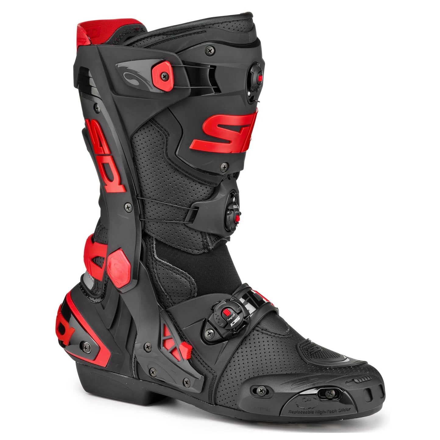 SIDI REX AIR BOOTS BLACK RED 44