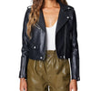 [BLANKNYC] Women's Vegan Leather Moto, Still the One, Large, (24XA6175)