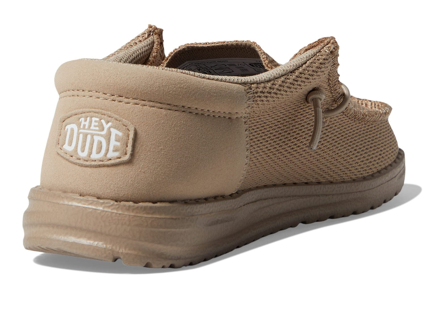Hey Dude® Kids Wally Funk Mono Toddler Shoes – Textile Construction – Foam Insole – Round Toe Caramel 5 Toddler Medium