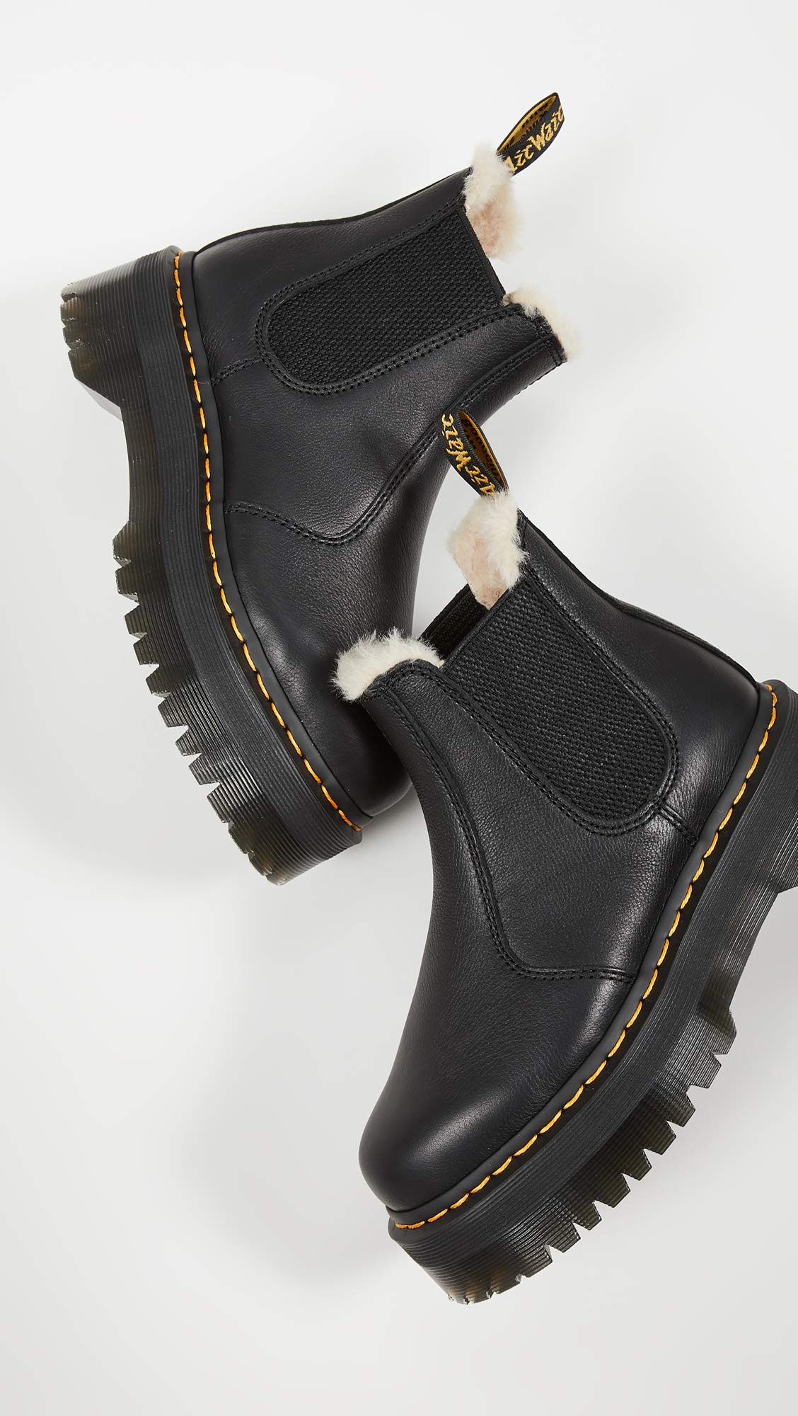 Dr. Martens Women's 2976 Quad FL Boots, Black, 8 Medium US