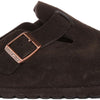 Birkenstock Classic Boston Unisex Adult Clogs, Brown Mocha Wb, 37 EU Schmal