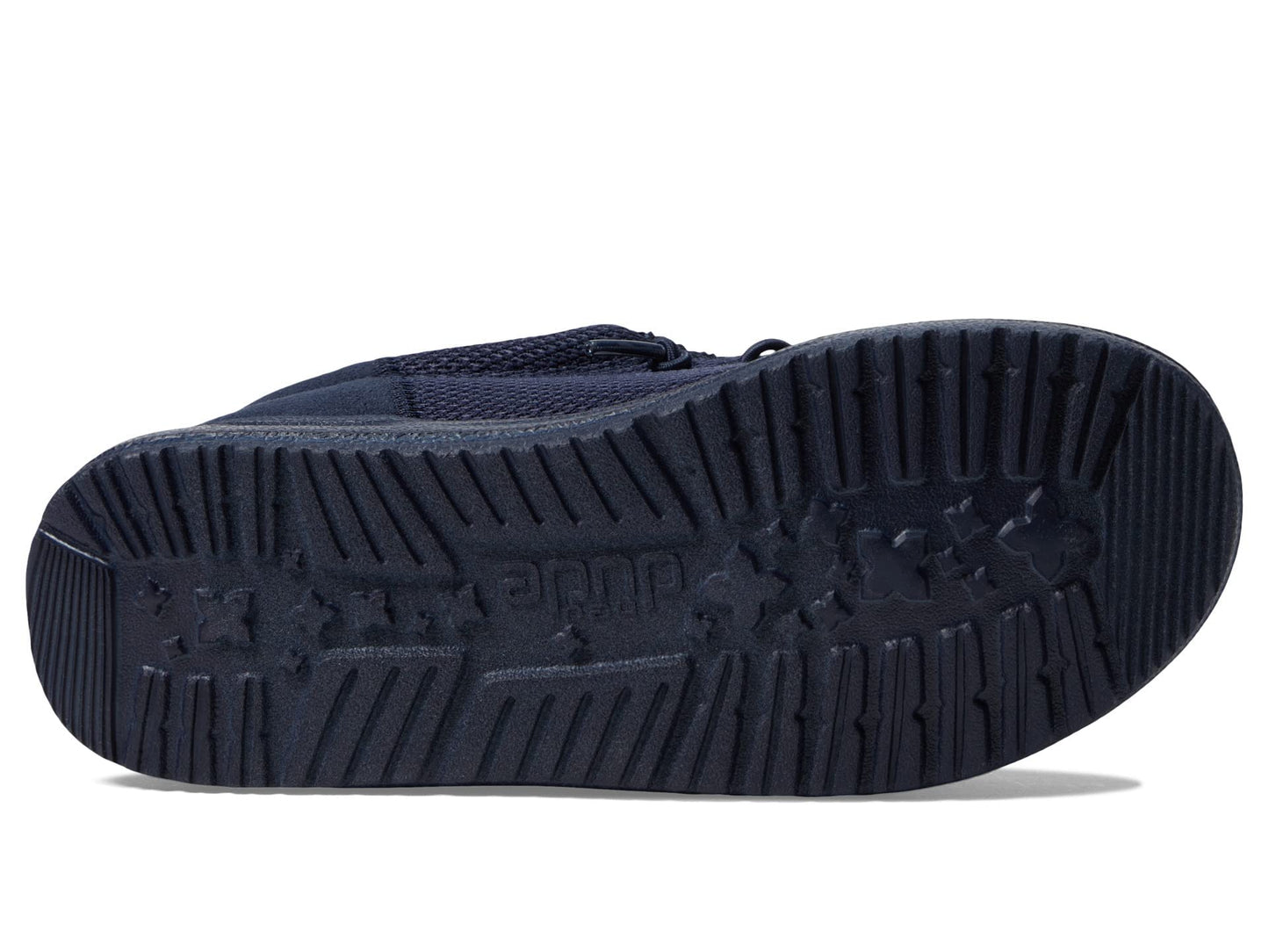 HEYDUDE Boy's Wally Funk Mono Slip-On Casual Shoes (Little Kid/Big Kid) Navy 4 Big Kid M