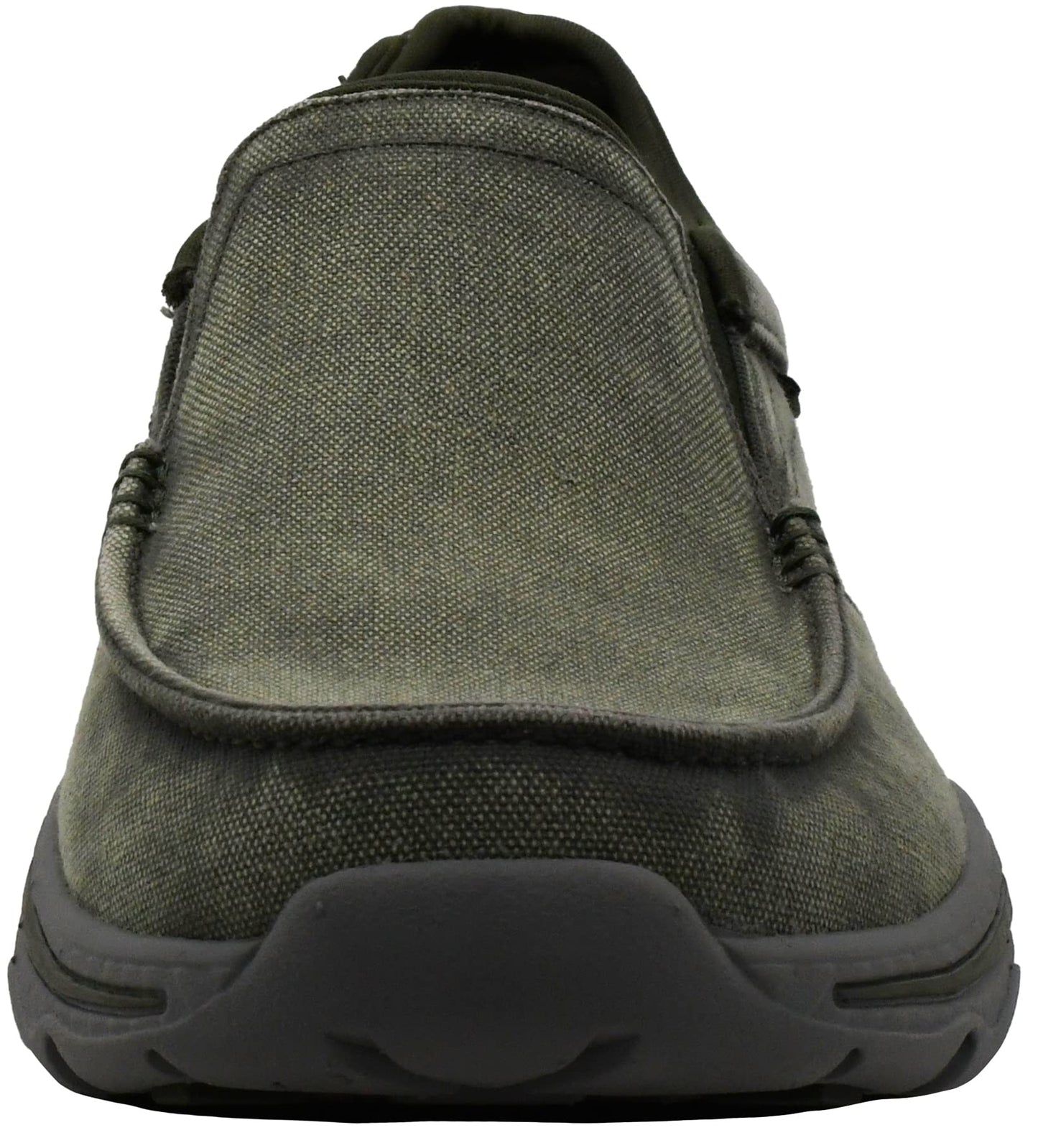 Skechers Men's Creston-Moseco Moccasin, Olive, 11 M US