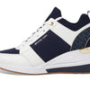 Michael Kors Georgie Knit Trainer Navy 7 M