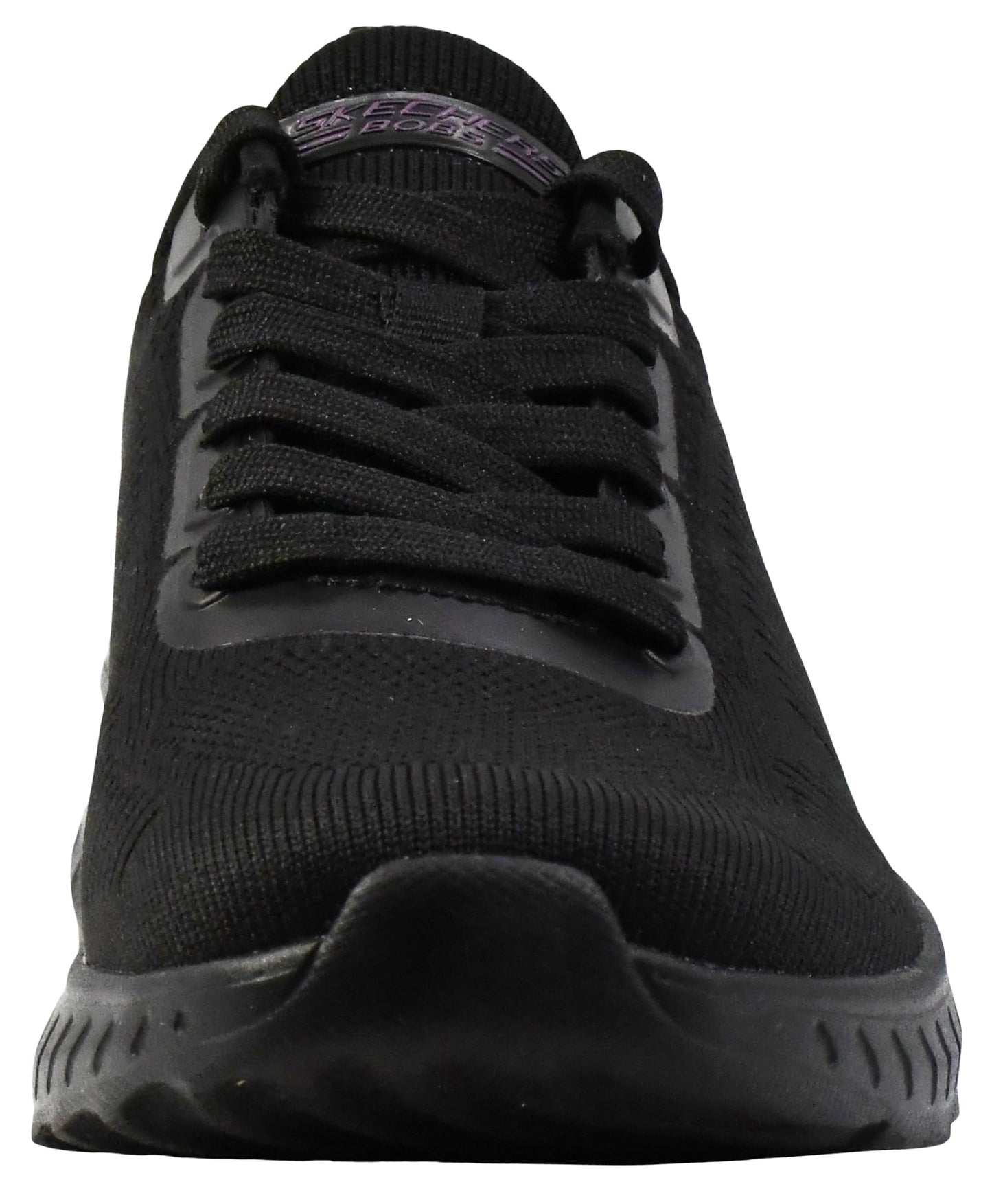 Skechers Women's Bobs Squad Chaos – Face Off Sneaker, Black/Black, 9.5