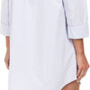 Lauren Ralph Lauren Essentials Striped His Shirt Carissa Bengal Stripe French Blue/White LG (US 12-14)