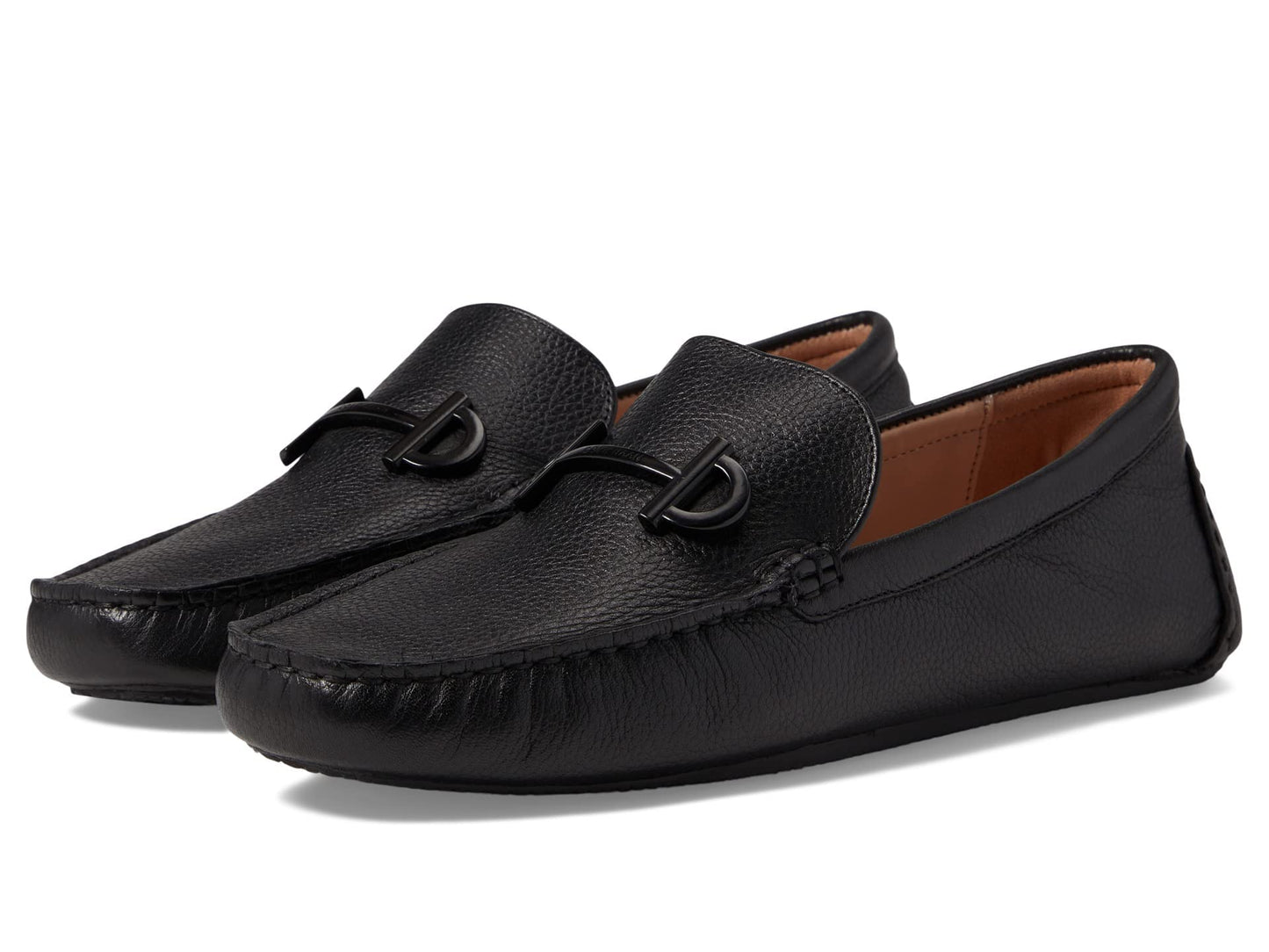 Cole Haan Tully Driver Black Leather 7.5 B (M)