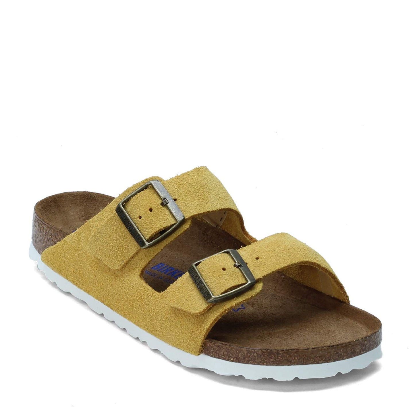 Birkenstock New Women's Arizona SF Slide Sandal Ochre Suede 40 N