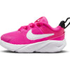 NIKE Star Runner 4 Boys DX7616-601 (Fierce Pink/White-Black-PLAYF), Size 7