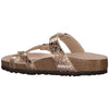 Birkenstock Women's Mayari Sandal, Metallic Stones Copper Birko-Flor, 37 R EU