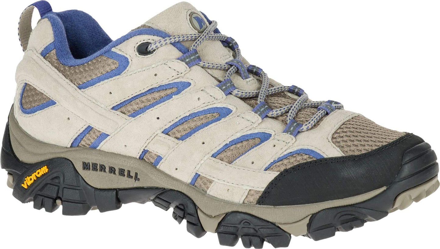 Merrell Women's Moab 2 Vent Hiking Shoe, Aluminum/Marlin, 6 W US