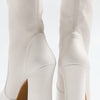 Stuart Weitzman Curveblock 100 Bootie White 11 B