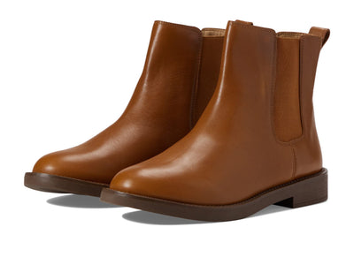 Madewell The Cleary Chelsea Boot in Leather English Saddle 5.5 M