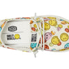 HEYDUDE Kids Wendy Smiley (Toddler) - Loafers for Kids - Canvas Upper - Cotton Lining - Rubber Outsole White 7 Toddler M
