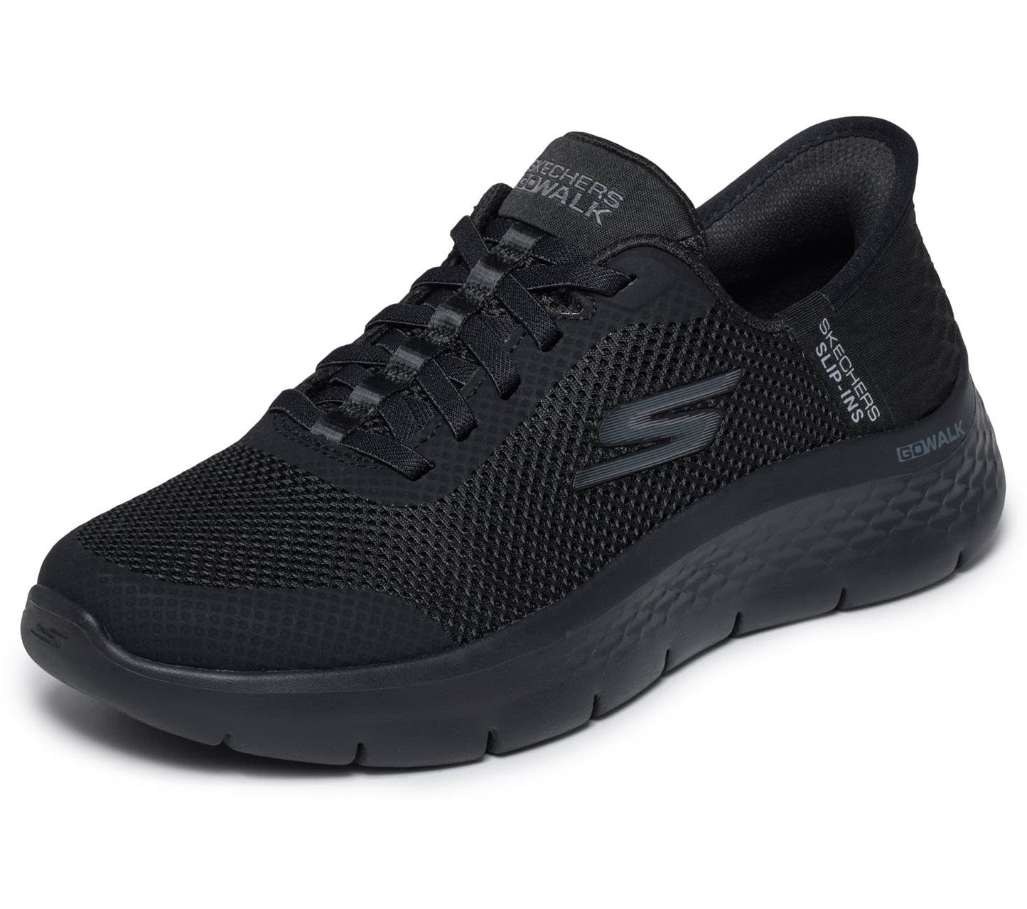Skechers Women's Go Walk Flex Hands Free Slip-Ins - Grand Entry Sneaker, Black, 13 Wide US