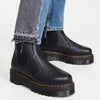 Dr. Martens Women's 2976 Quad FL Boots, Black, 8 Medium US