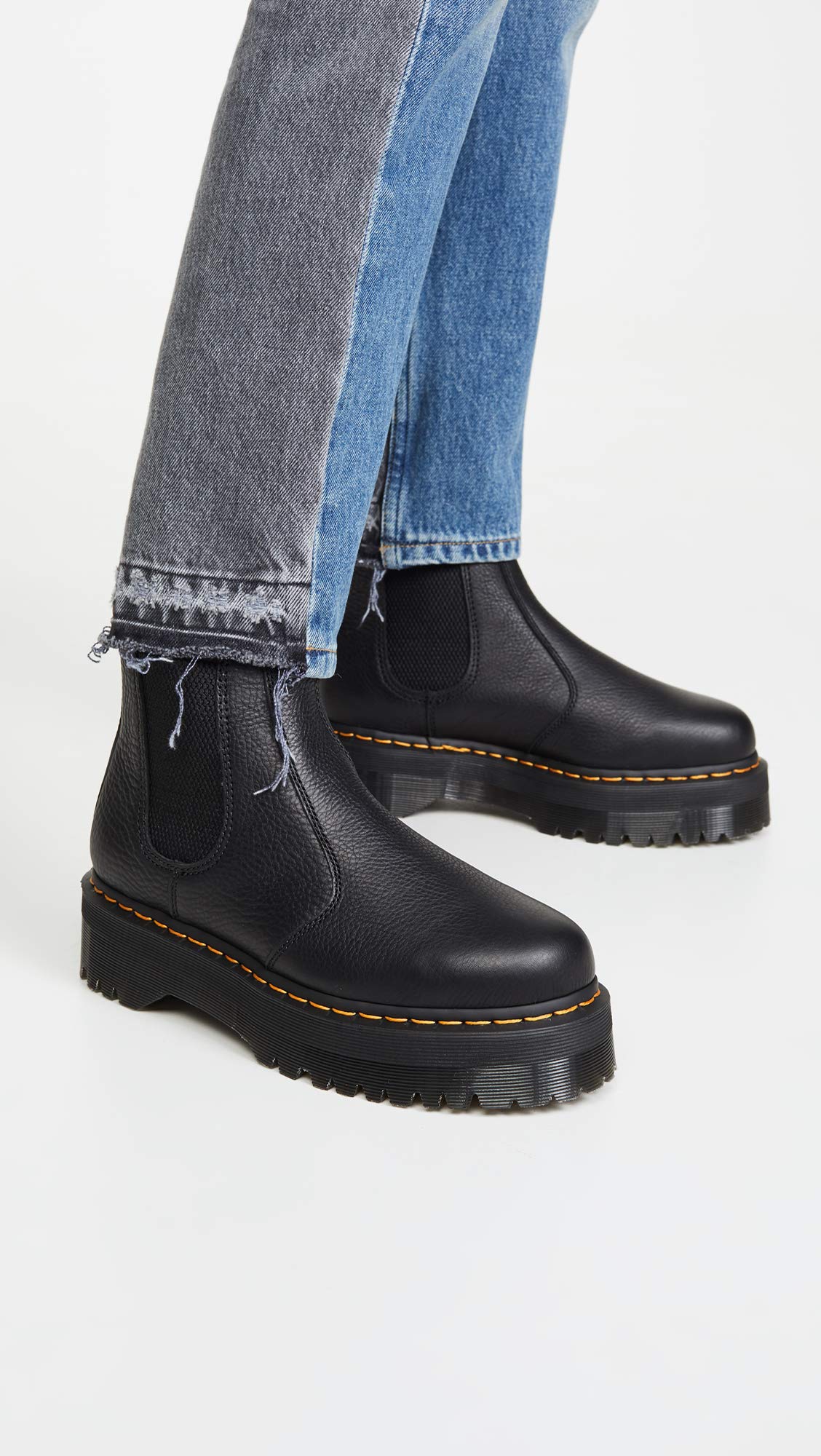 Dr. Martens Women's 2976 Quad FL Boots, Black, 8 Medium US