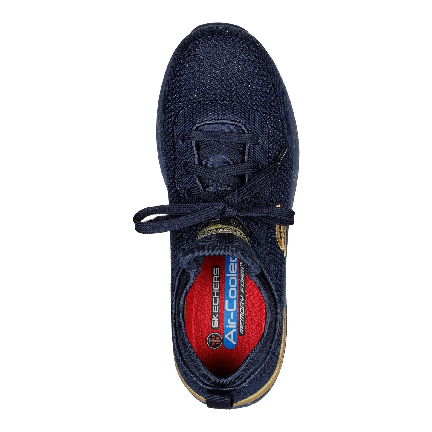 Skechers Bulkin – Balran Comp Toe Navy/Gold 6 B (M)