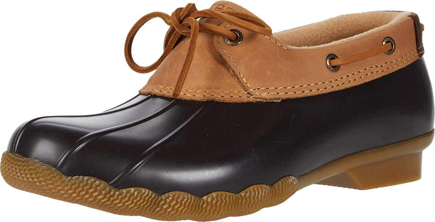 Sperry womens Saltwater 1-eye Rain Boot, Tan/Brown, 9.5 US