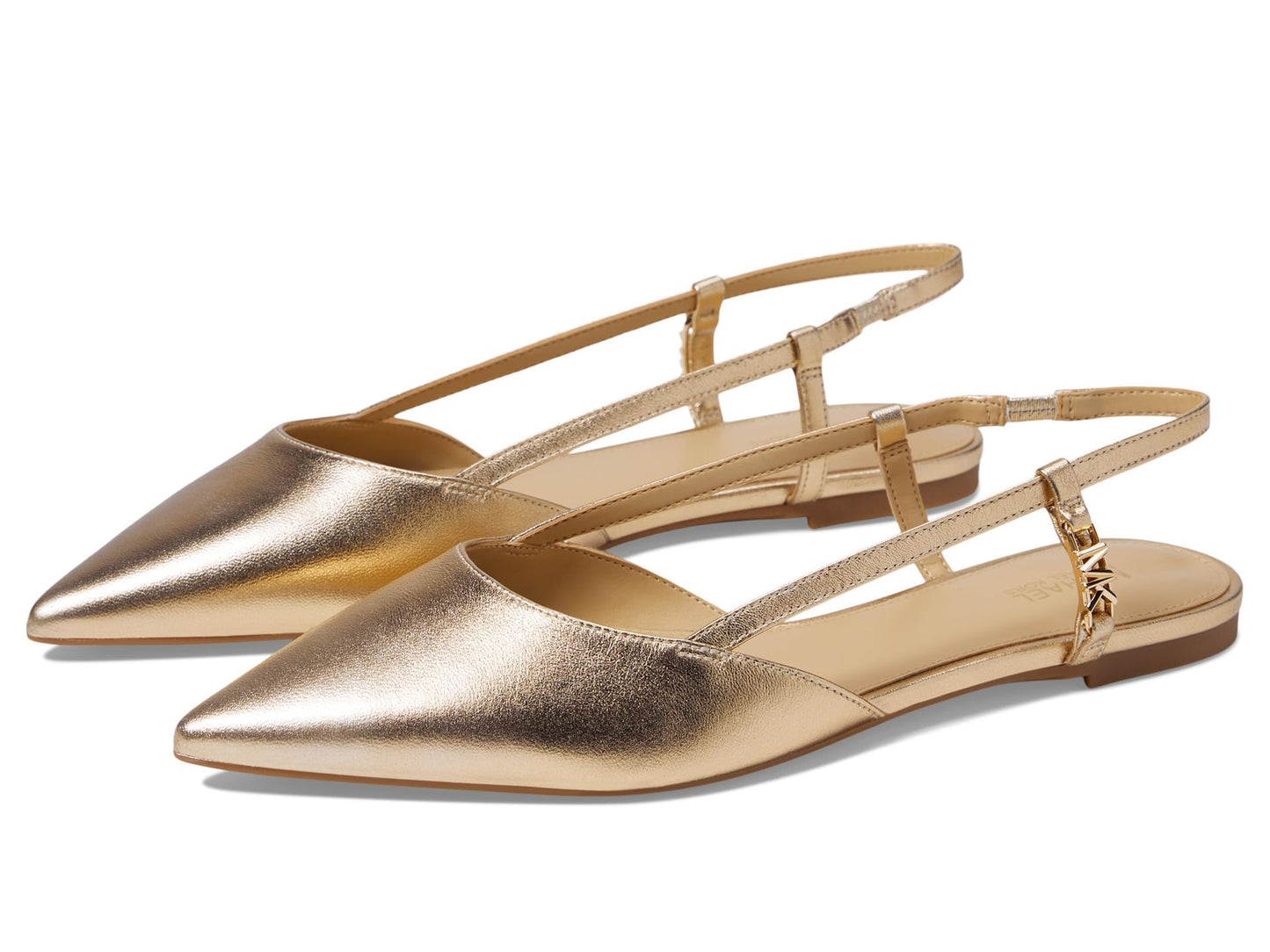 Michael Kors Veronica Flex Flat Pale Gold 9 M