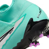 Nike Phantom GX Pro Firm-Ground High-Top Soccer Cleats (DD9465-300, Hyper Turquoise/Fuchsia Dream/White/Black) Size 6