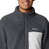 Columbia Men's Mountainside Heavyweight Fleece, Shark, X-Large Black