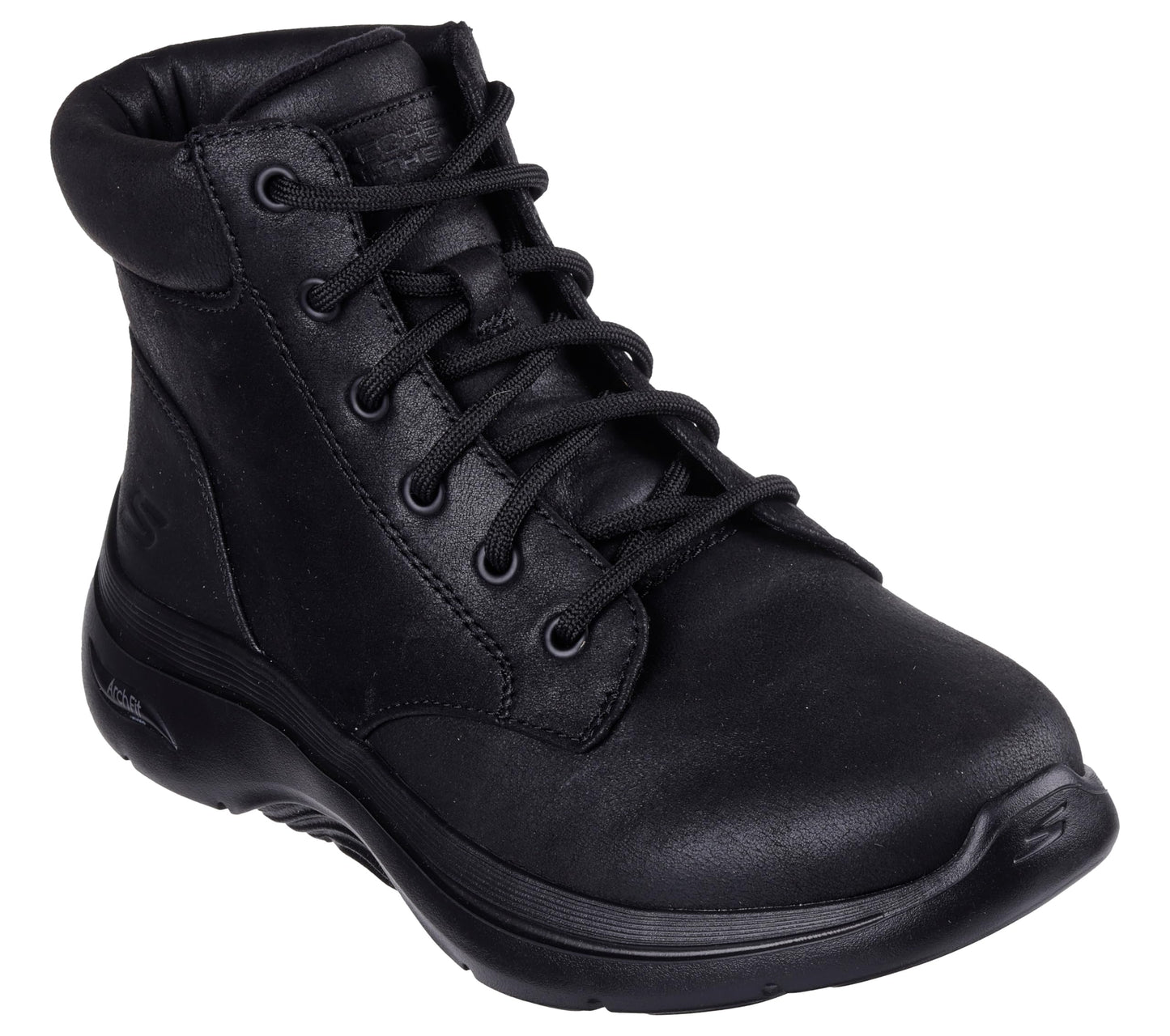 Skechers Women's On-The-Go Go Walk Arch Fit 2.0 - Mountain View, Black/Black, 6.5