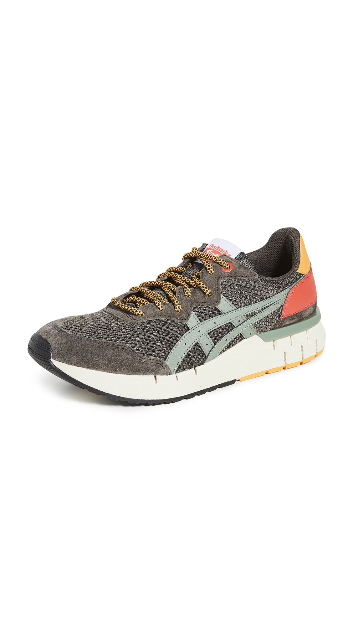 Onitsuka Tiger Unisex Rebilac Runner Shoes, Dark Sepia/Burnt Olive, 10.5