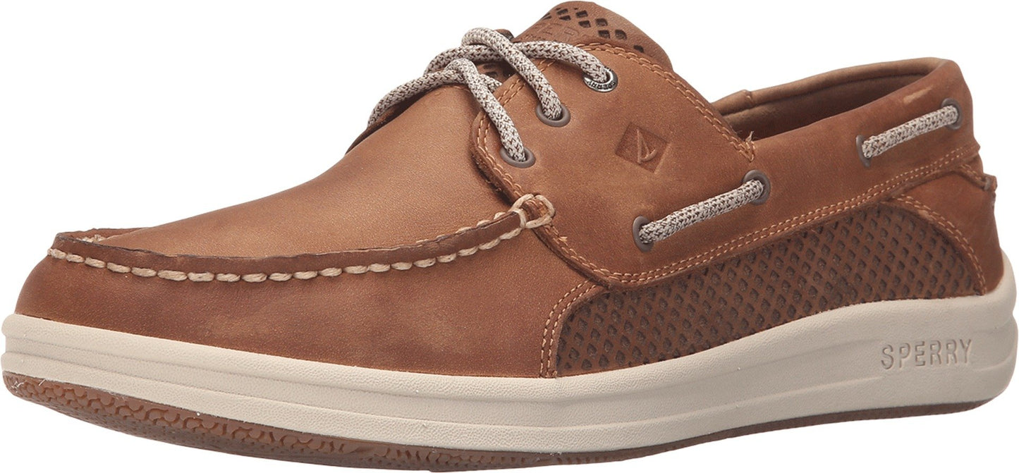Sperry Top-Sider Men's Gamefish 3-Eye Boat Shoe, Dark Tan, 8 M US