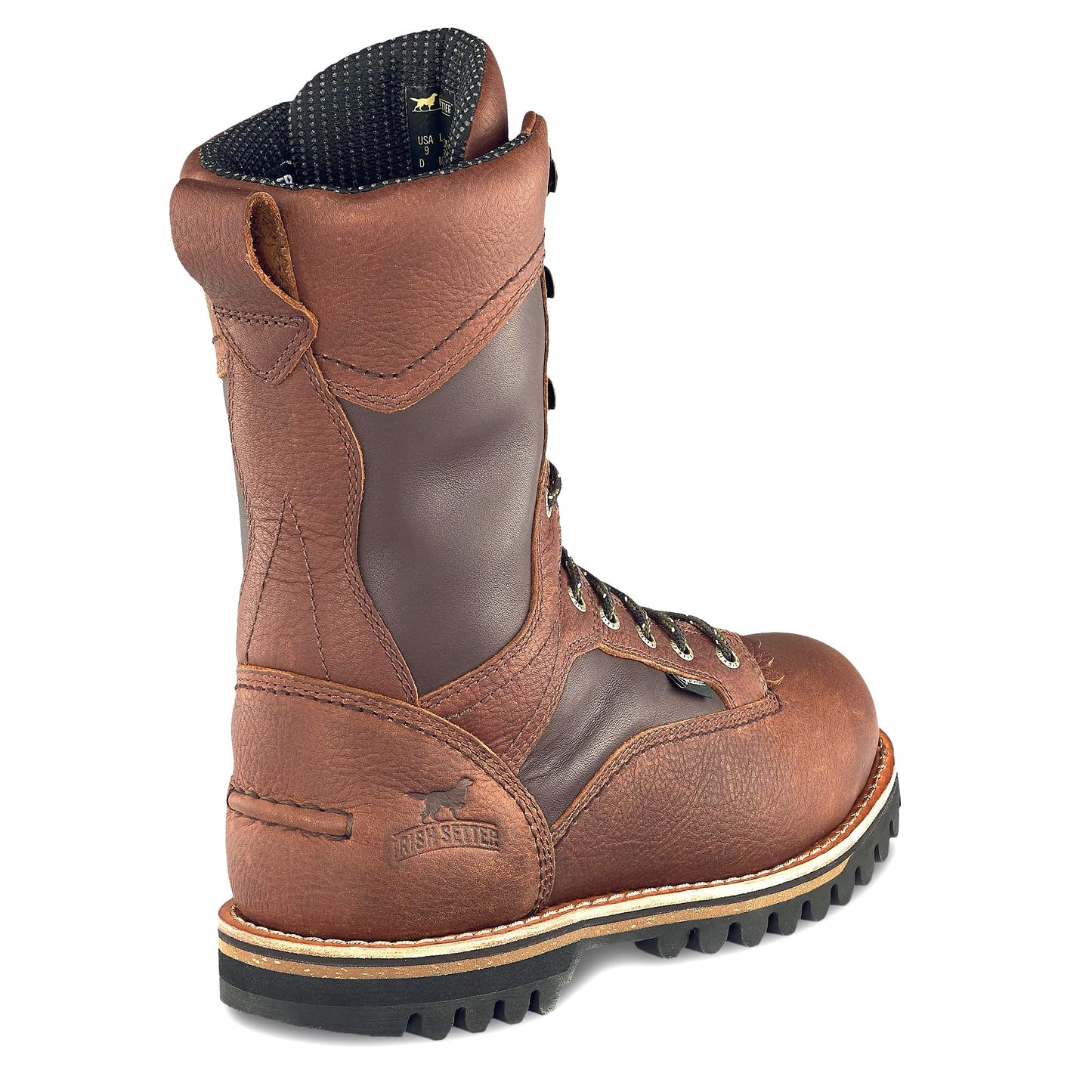 Irish Setter, Elk Tracker, Men’s, 12", Waterproof, Insulated 600g, Hunting Boot, Brown/Black, 8 EE (Wide)