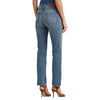 Lauren Ralph Lauren Women's Distressed High-Rise Straight Ankle Jeans in Cassis Wash Cassis Wash Size: 4 Inseam: 28