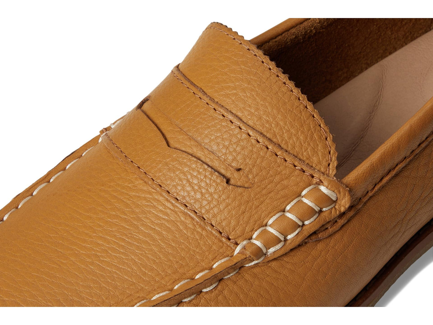 Sperry Womens Seaport Penny Loafer, Tan, 6.5