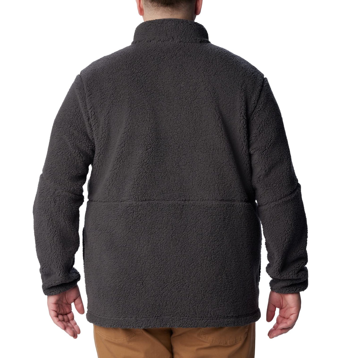 Columbia Men's Mountainside Heavyweight Fleece, Shark, X-Large Black