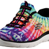 Skechers Women's Summits - Looking Groovy Sneakers, Black/White Multi, 11 W US