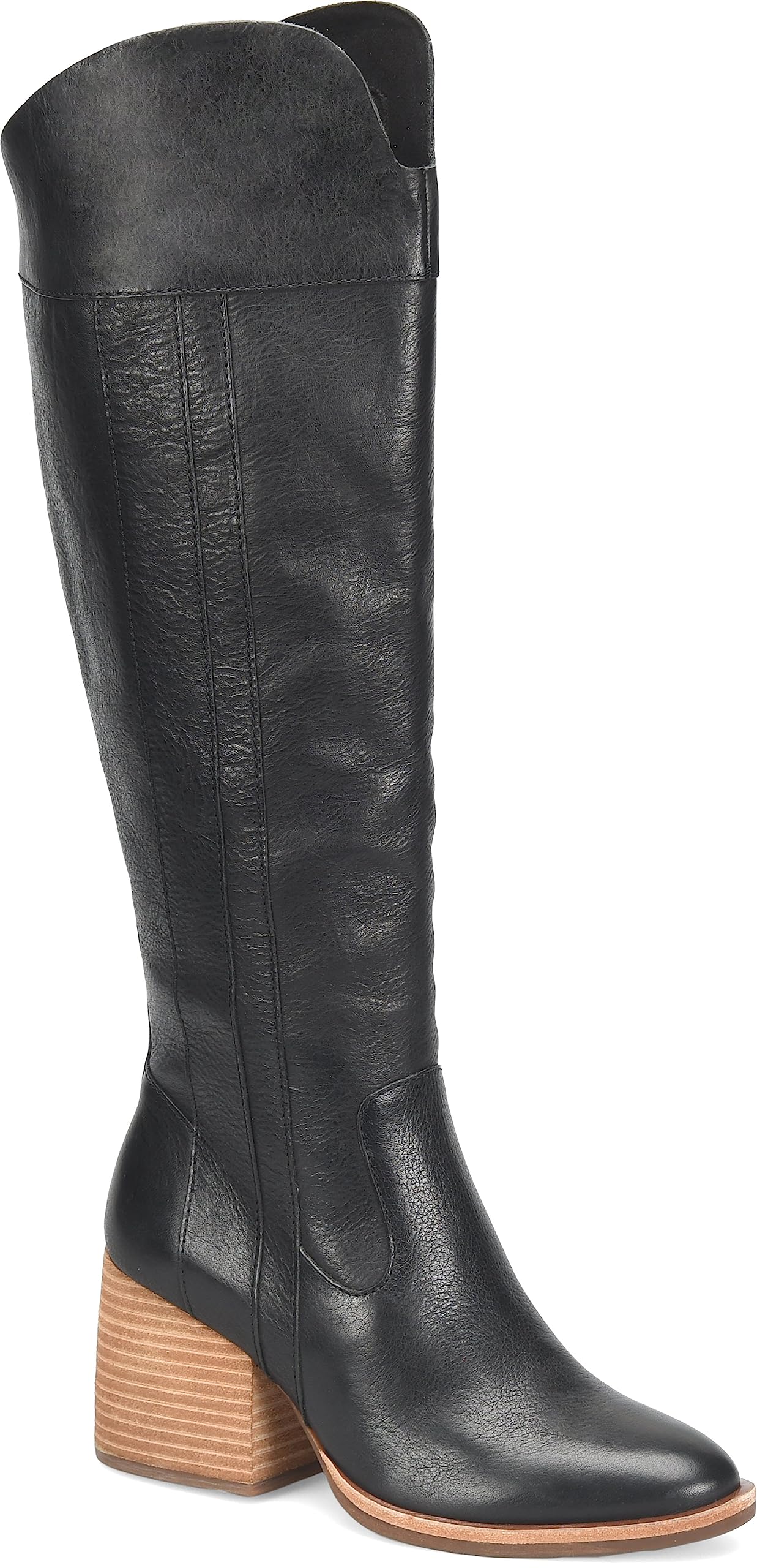 KORK-EASE Women's Avril High Boot, Black, Size 9 M US