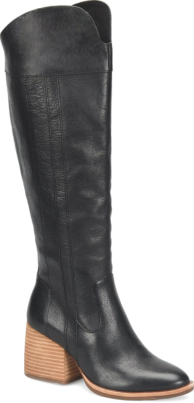 KORK-EASE Women's Avril High Boot, Black, Size 9 M US