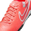 Nike Tiempo Legend 10 Pro Turf Low-Top Soccer Shoes (DV4336-800, Hot Lava/White) Size 9.5