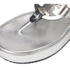 Tory Burch Womens Miller Wedge 25MM Silver 9.5 Medium