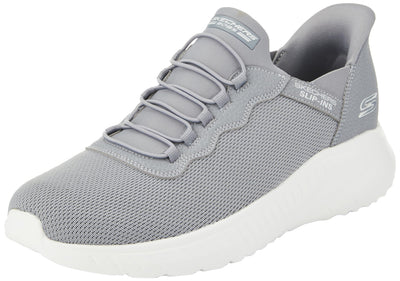 Skechers Men's Hands Free Slip-ins Skechers Bobs Squad Chaos - Daily Hype, Grey, 15 Wide