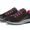 Merrell Fly Strike Running Shoes for Men – Mesh Upper – EVA Footbed Lace-up Closure – Rubber Outsole Black/Fuchsia 7.5 M