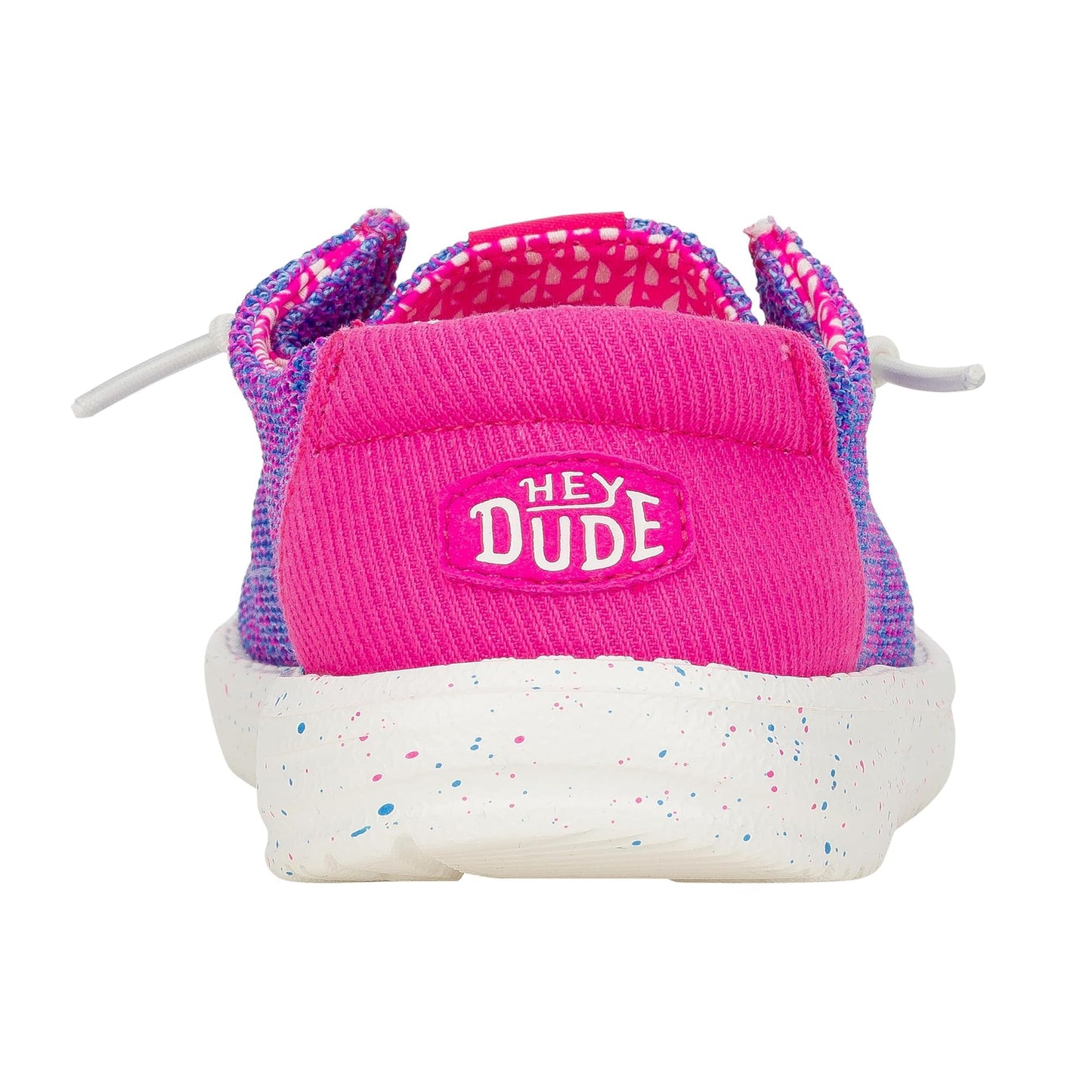 HEYDUDE Womens Kid Wendy Stretch Mesh (Toddler) Pink Multi 7 Toddler