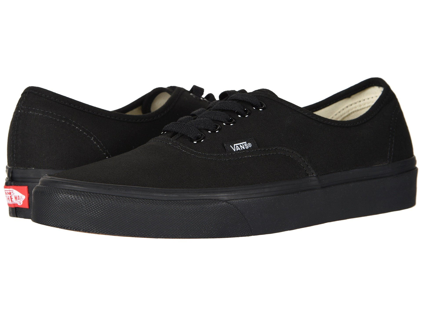 Vans Authentic, Black/Black, Size 12 Woman