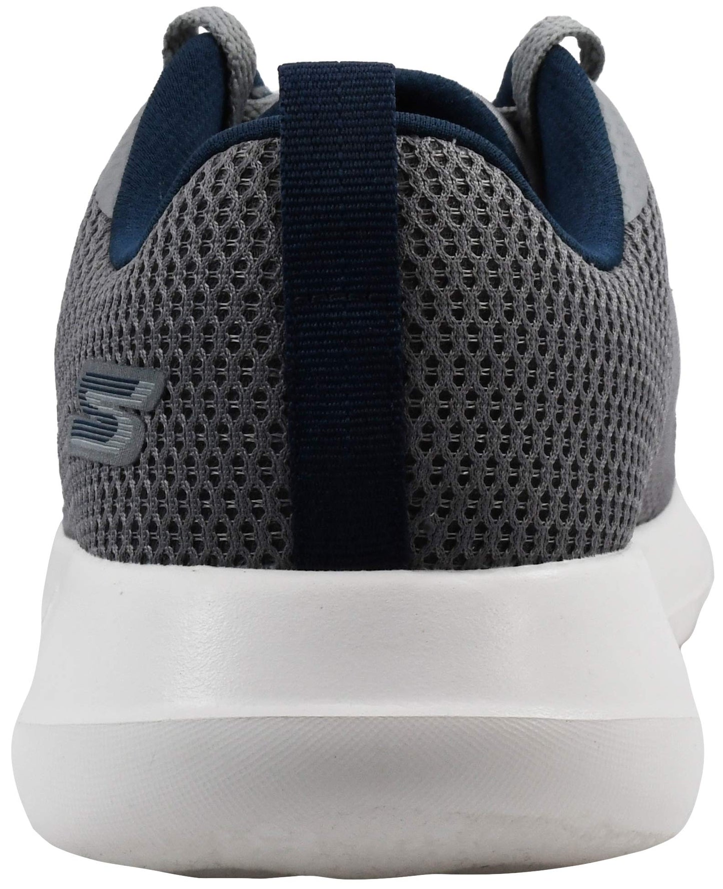 Skechers Men's Go Walk Max-Effort Sneaker, Grey/Navy, 9 XW US