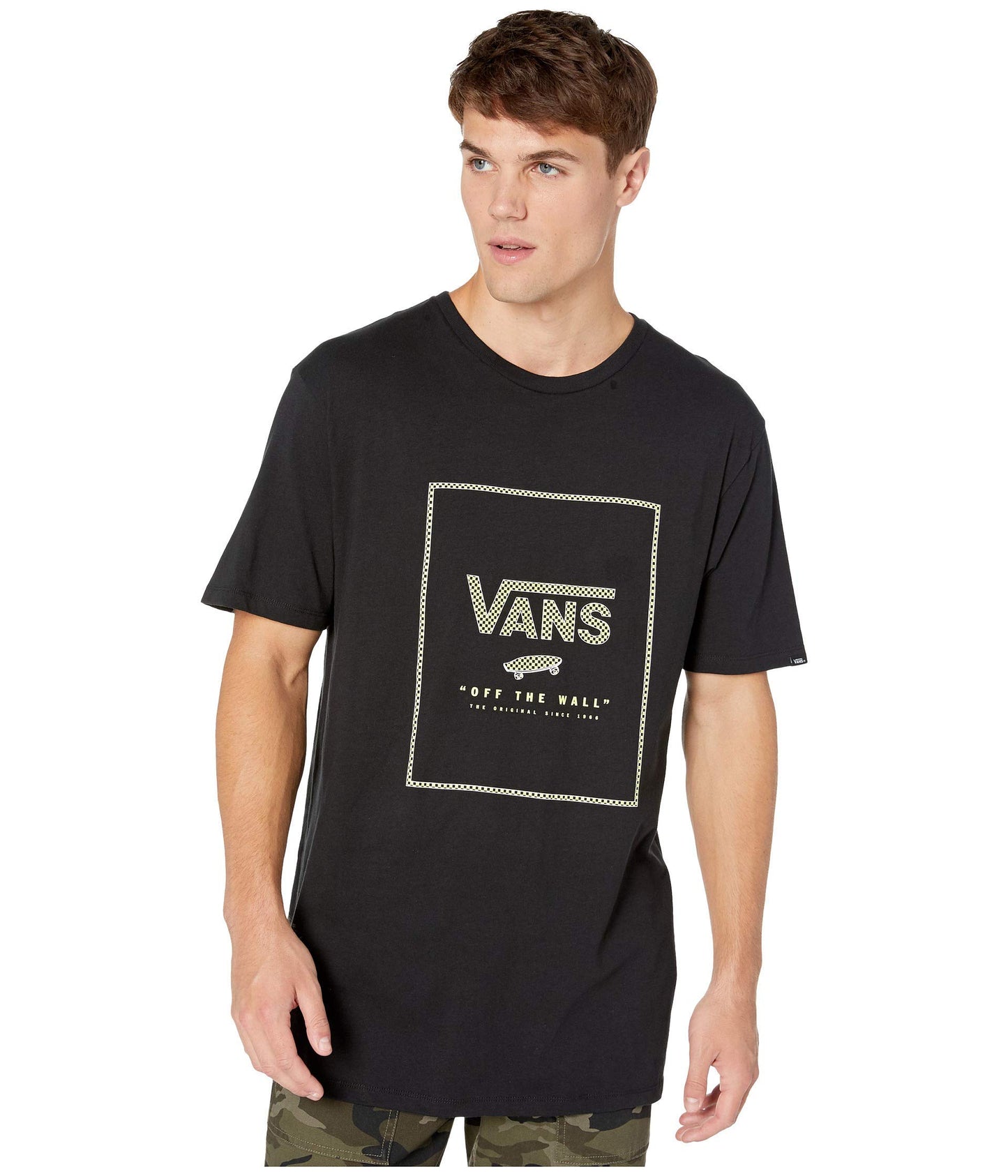 Vans Print Box Tee Black/Sharp Green 2XL