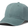 Madewell Organic Cotton Broken-in Baseball Cap - Pure Cotton Construction - Leather Back Strap Closure Architect Green One Size One Size